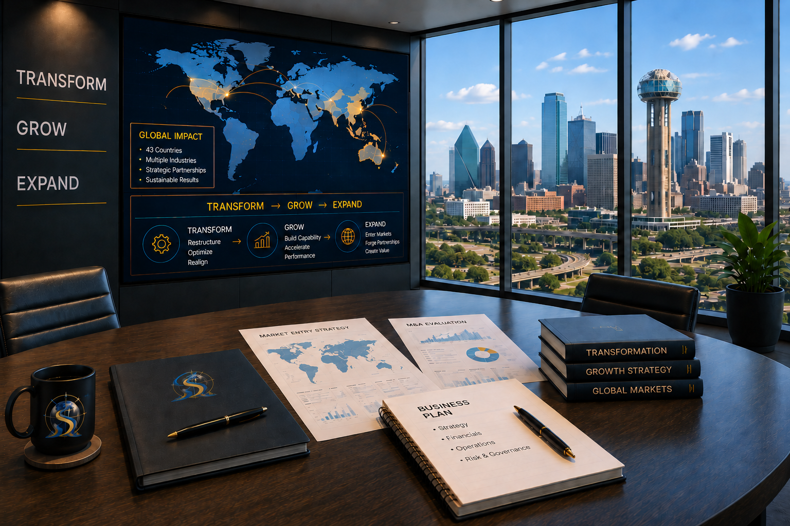 Global expansion and transformation